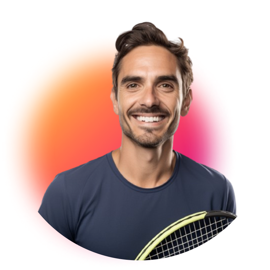 When preparing for a tennis season, I find that workouts at home can be as effective as elsewhere. Hoola helps me to achieve my best performance by telling me exactly what to do based on my performance goals.