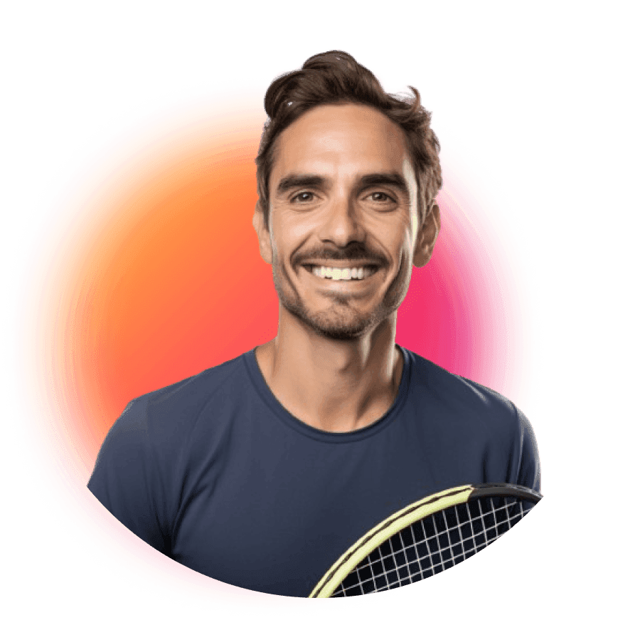 When preparing for a tennis season, I find that workouts at home can be as effective as elsewhere. Hoola helps me to achieve my best performance by telling me exactly what to do based on my performance goals.